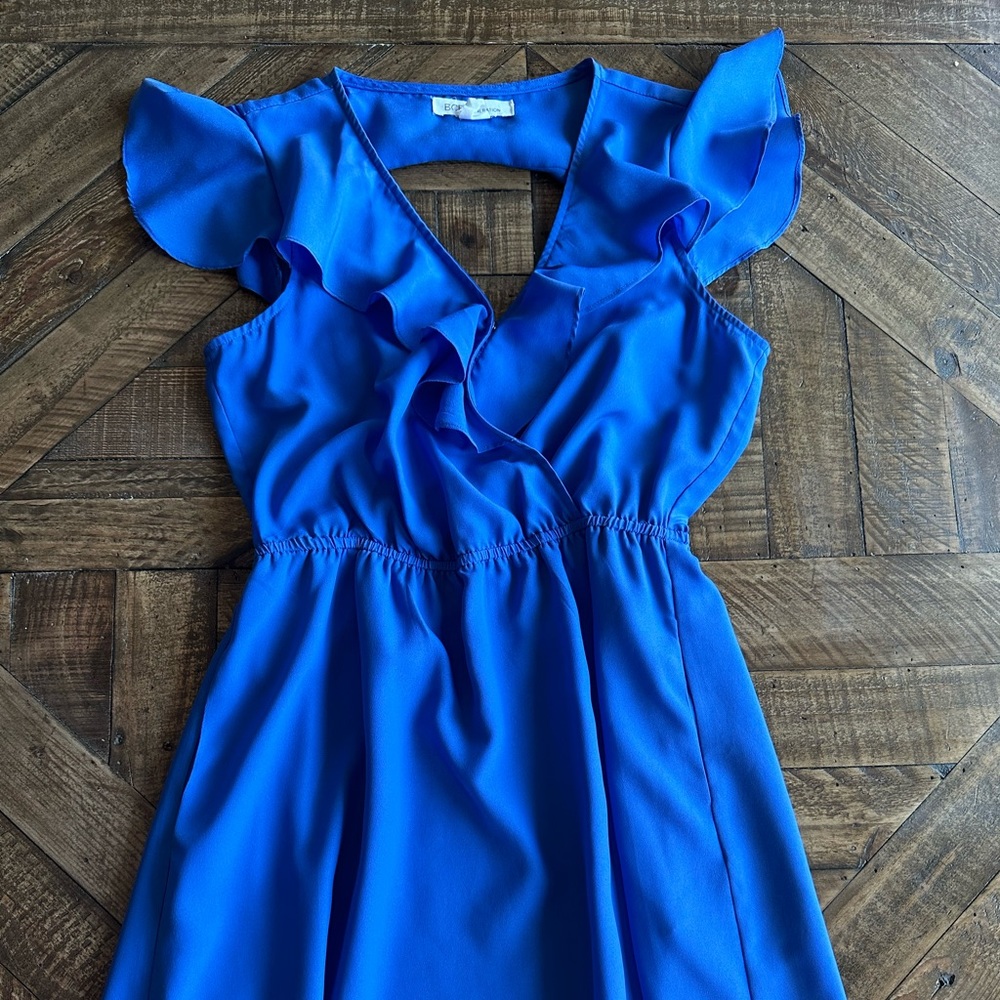 BCBG blue dress